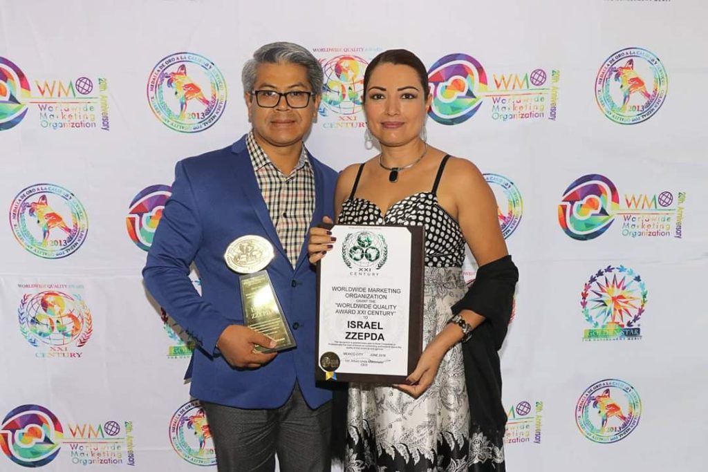 Galardonado con El Worlwide Quality Award XXI Century, CDMX 2018